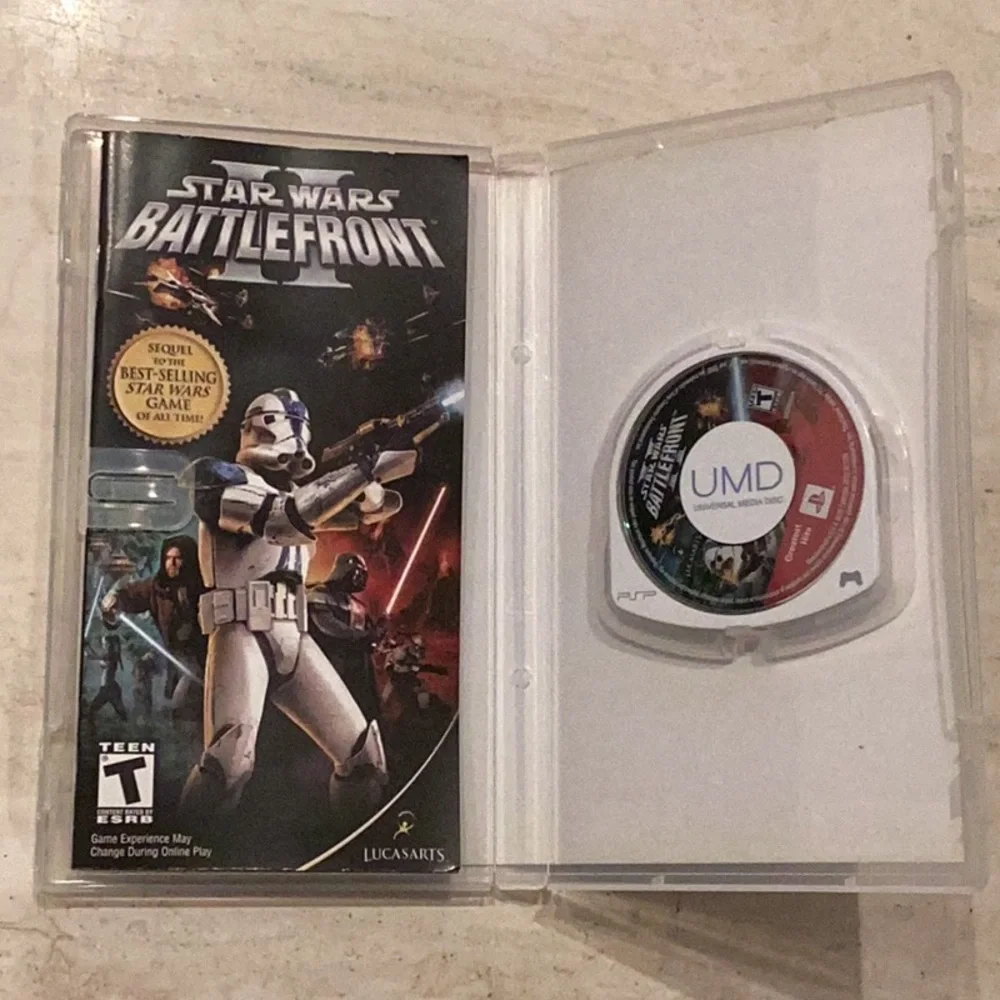 Star Wars Battlefront II PSP Game Greatest Hits PlayStation UMD CIB